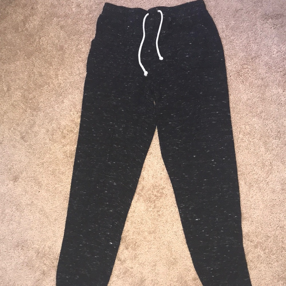black joggers